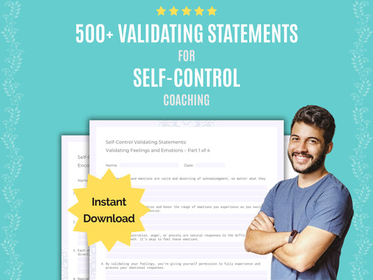 Self-Control Validating Coaching Statements Workbook