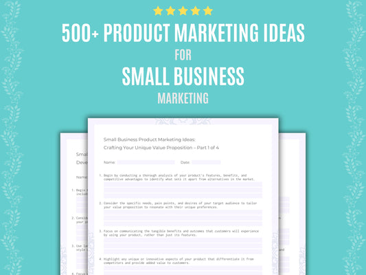 Small Business Marketing Worksheets