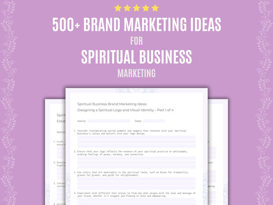 Spiritual Business Brand Marketing Ideas Resource