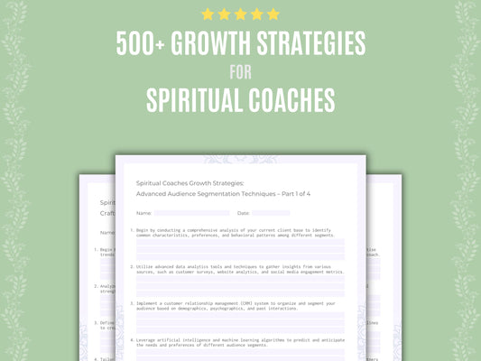 Spiritual Coaches Business Workbook