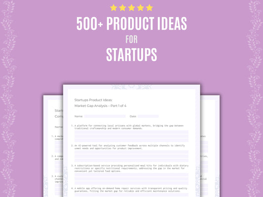 Startups Product Ideas Resource