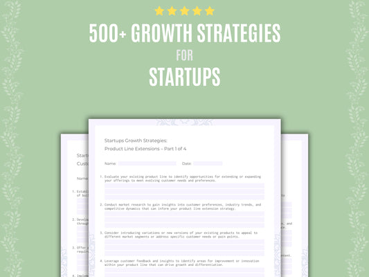 Startups Growth Strategies Resource