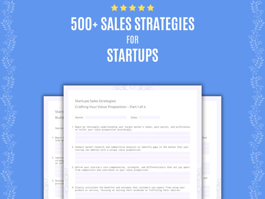 Startups Business Workbook