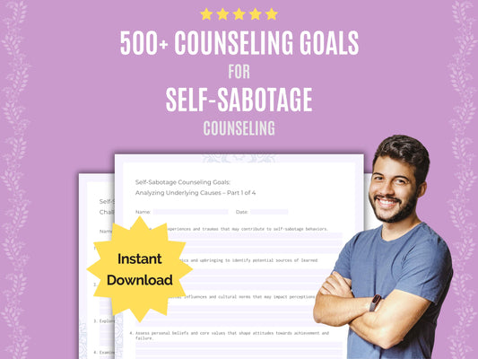 Self-Sabotage Counseling Goals Workbook