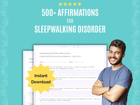 Sleepwalking Disorder Mental Health Workbook