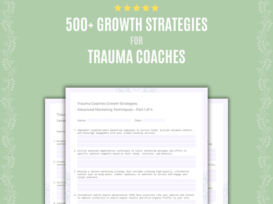 Trauma Coaches Business Workbook
