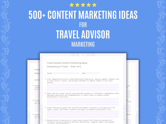 Travel Advisor Marketing Workbook