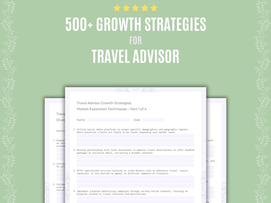 Travel Advisor Business Workbook