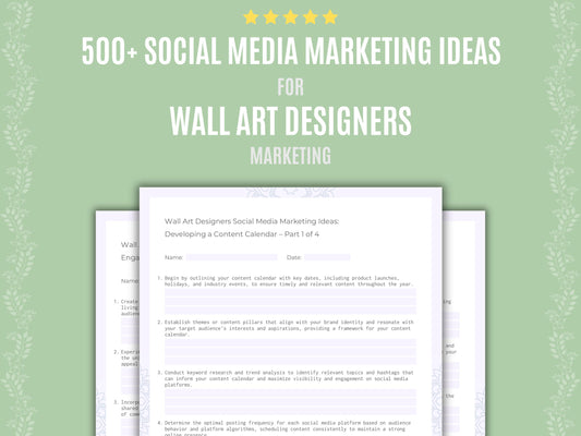 Wall Art Designers Social Media Marketing Ideas Resource