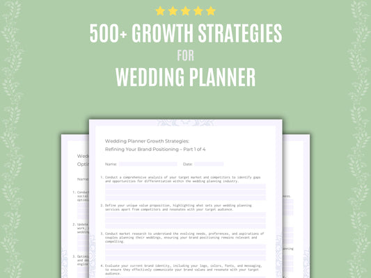 Wedding Planner Growth Strategies