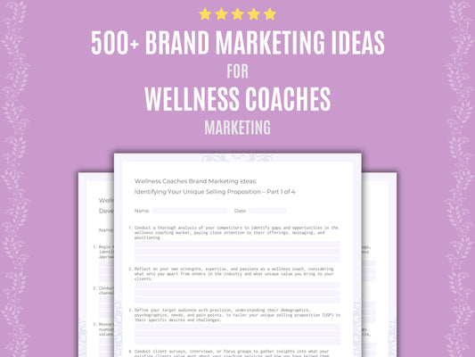 Wellness Coaches Marketing