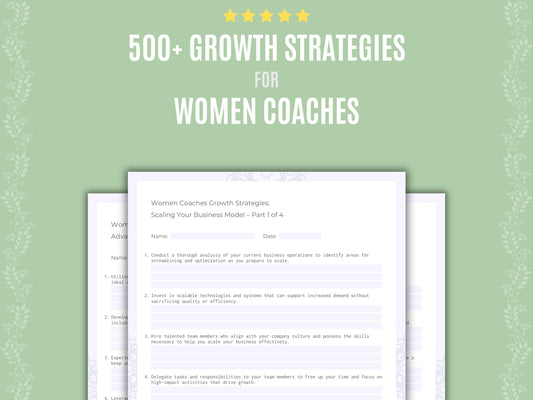 Women Coaches Growth Strategies Resource