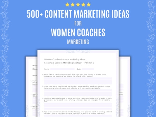 Women Coaches Content Marketing Ideas Resource