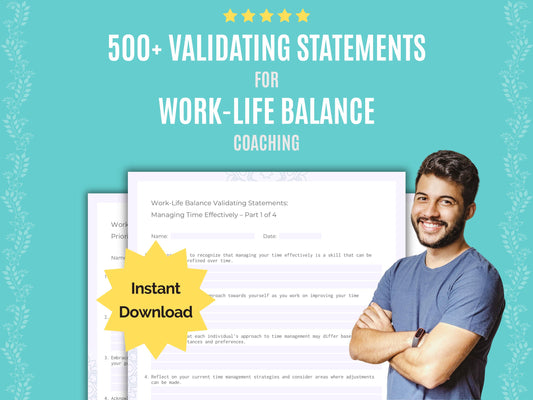 Work-Life Balance Validating Coaching Statements Resource