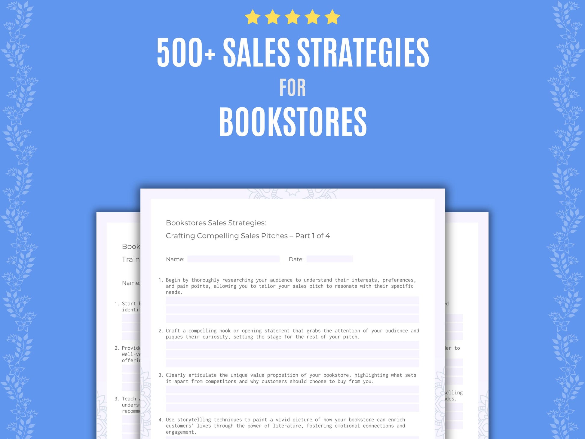 Bookstores Business Workbook