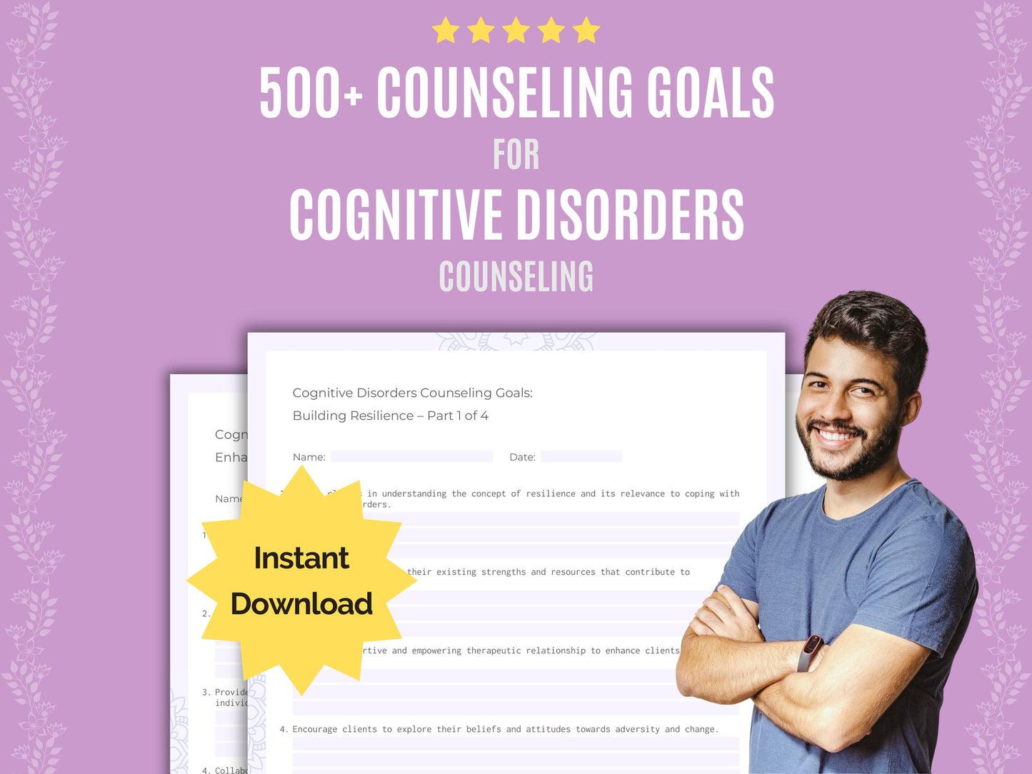 Cognitive Disorders Counseling Worksheets