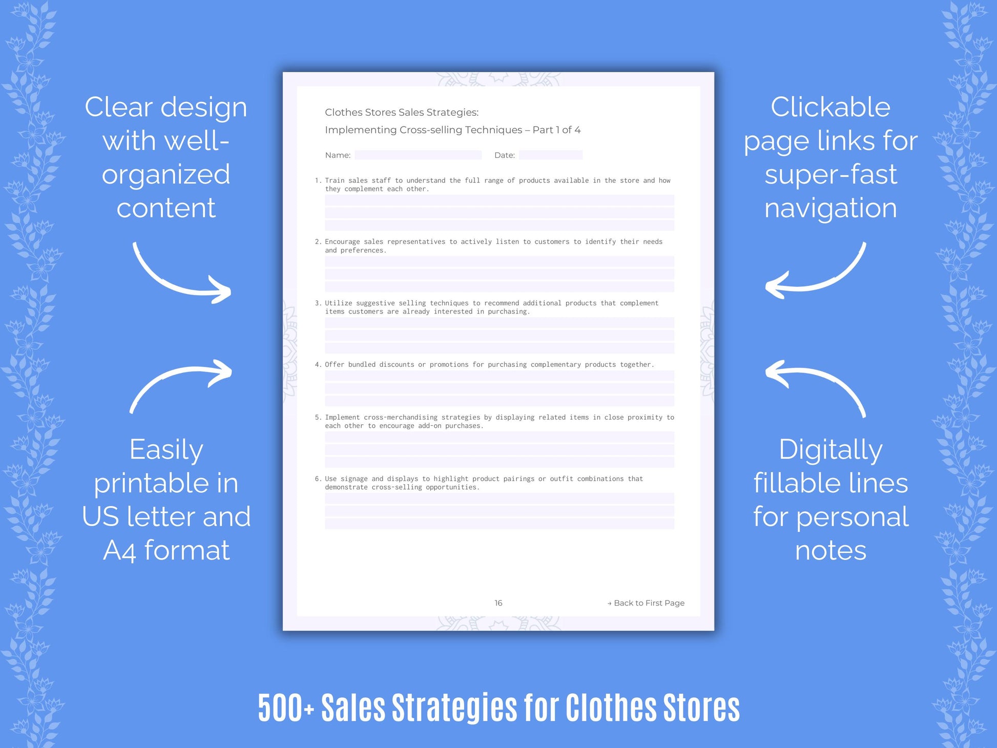 Clothes Stores Sales Strategies Resource