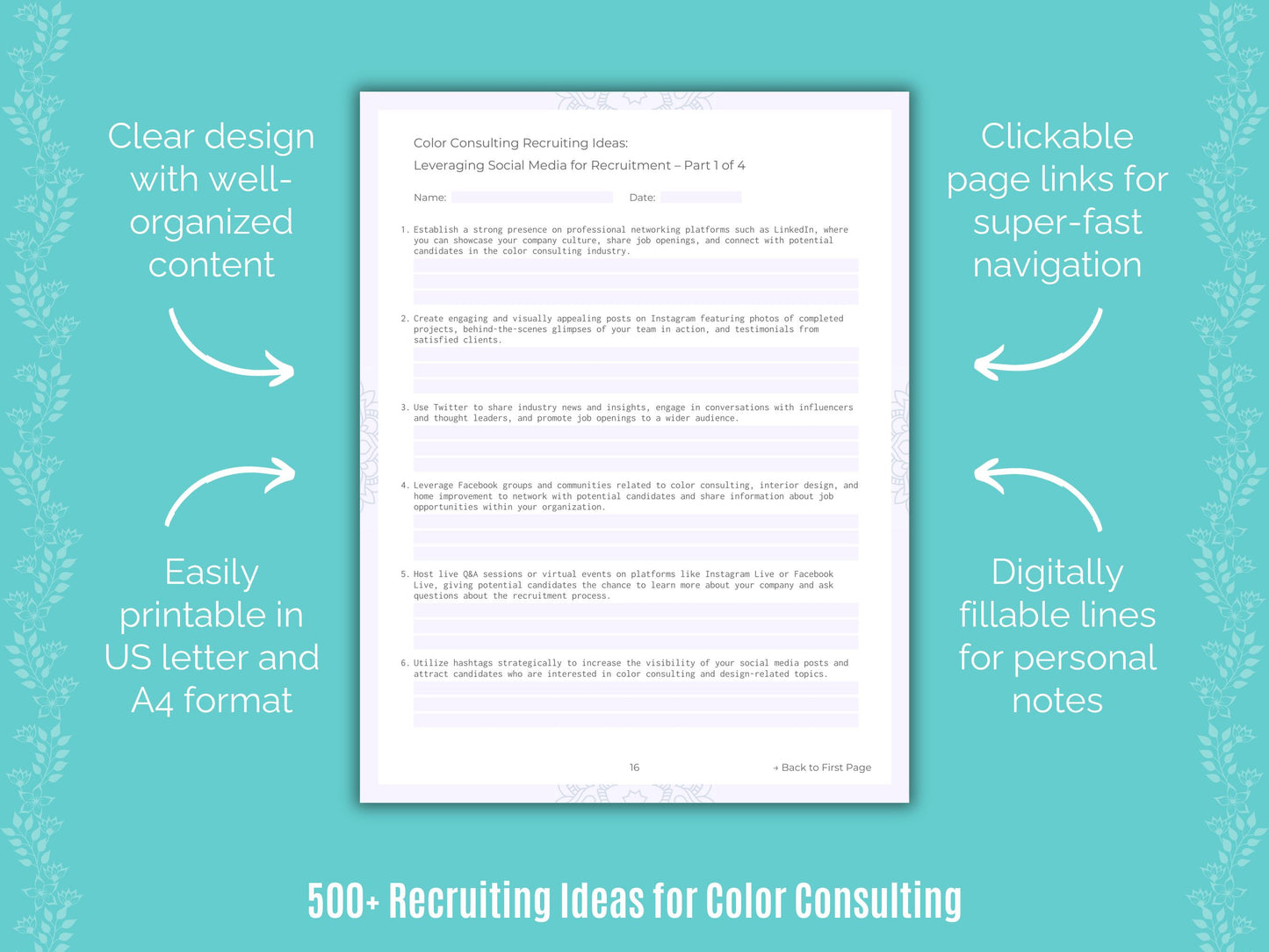 Color Consulting Recruiting Ideas Resource