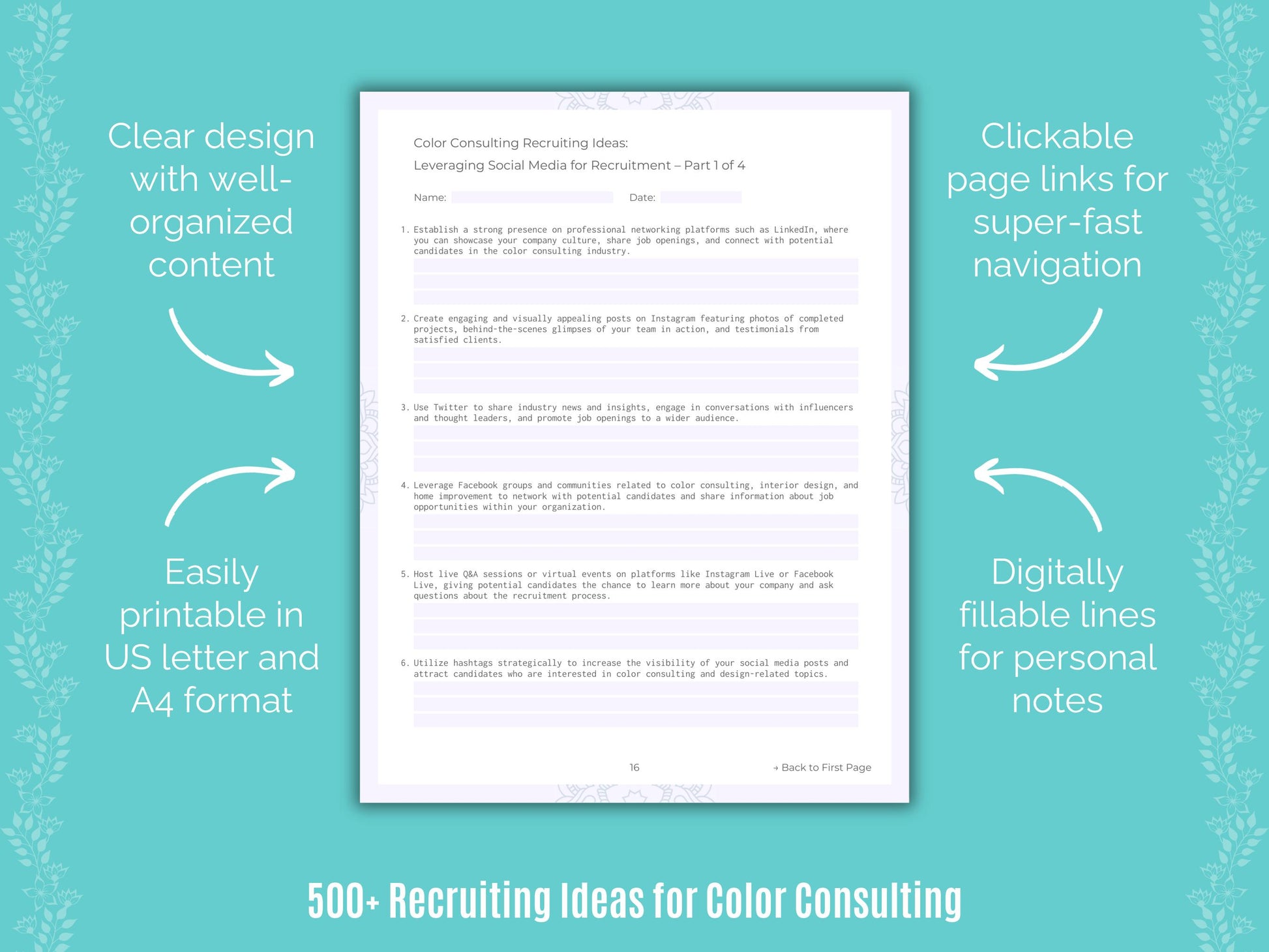Color Consulting Recruiting Ideas Resource