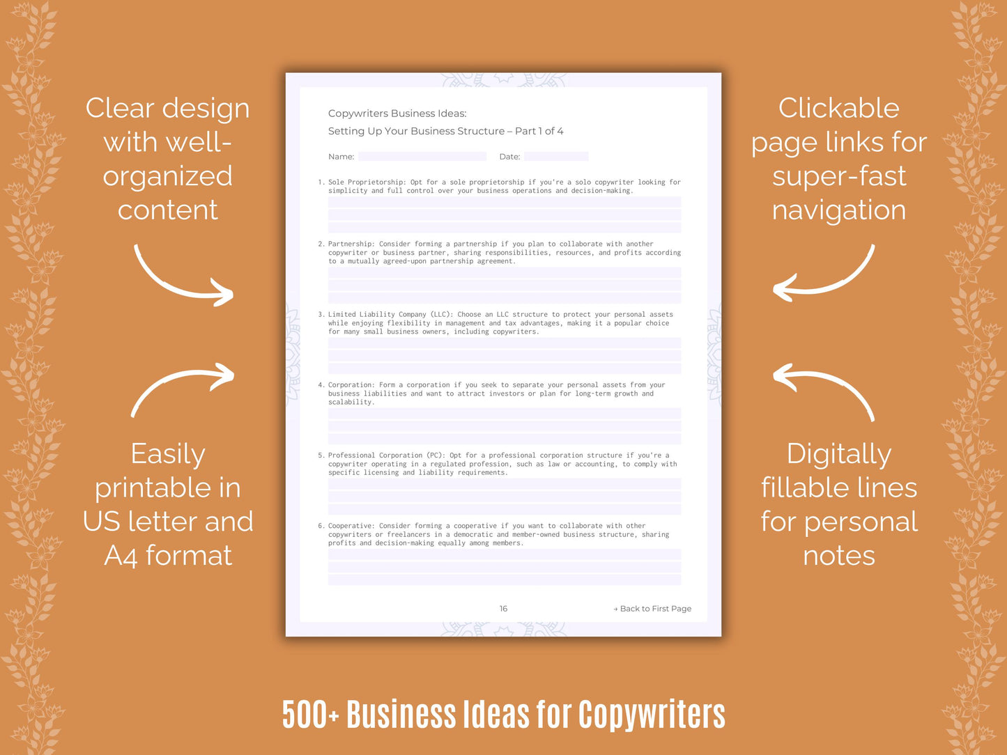 Copywriters Business Workbook