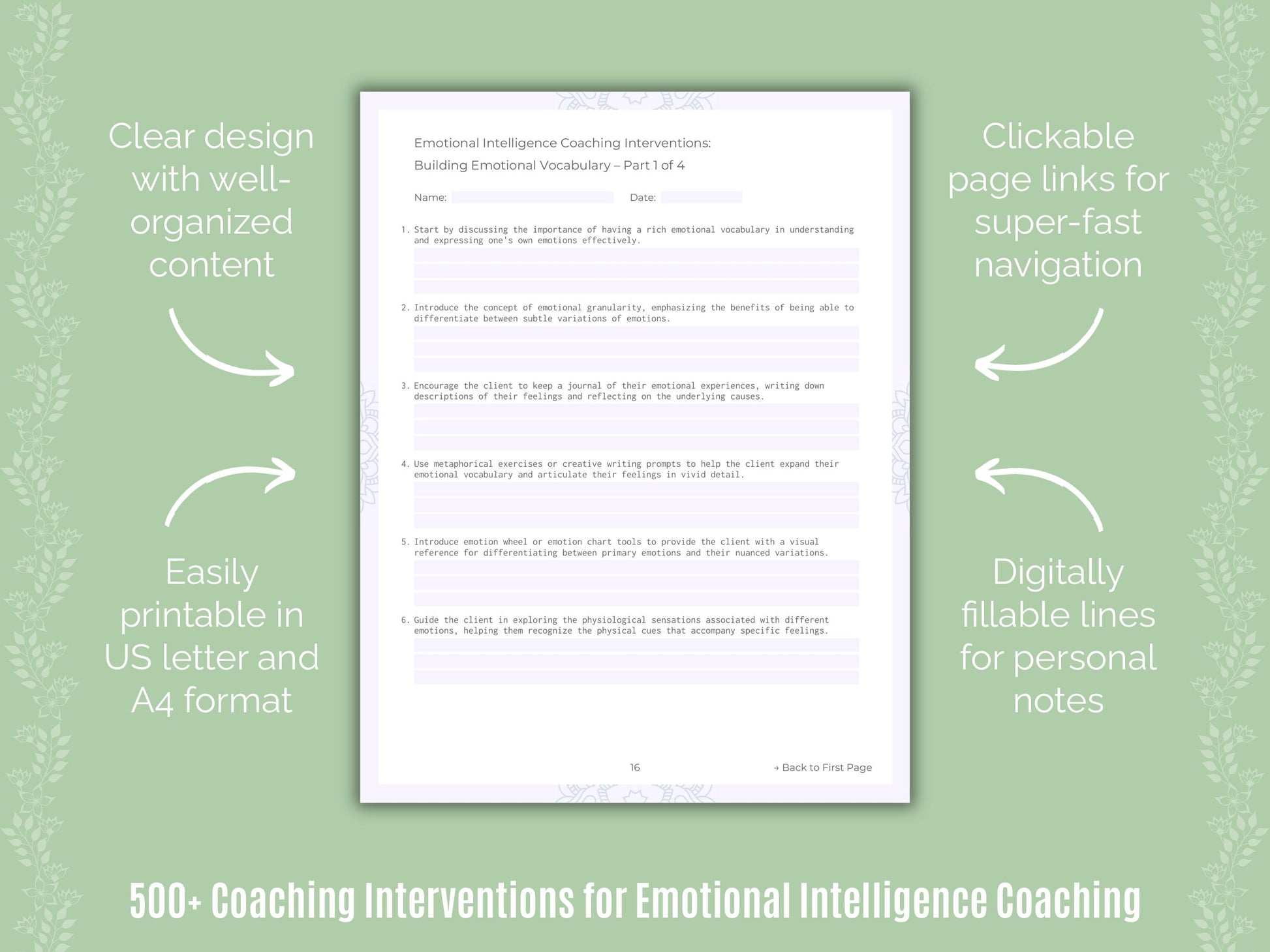 Emotional Intelligence Coaching Resource