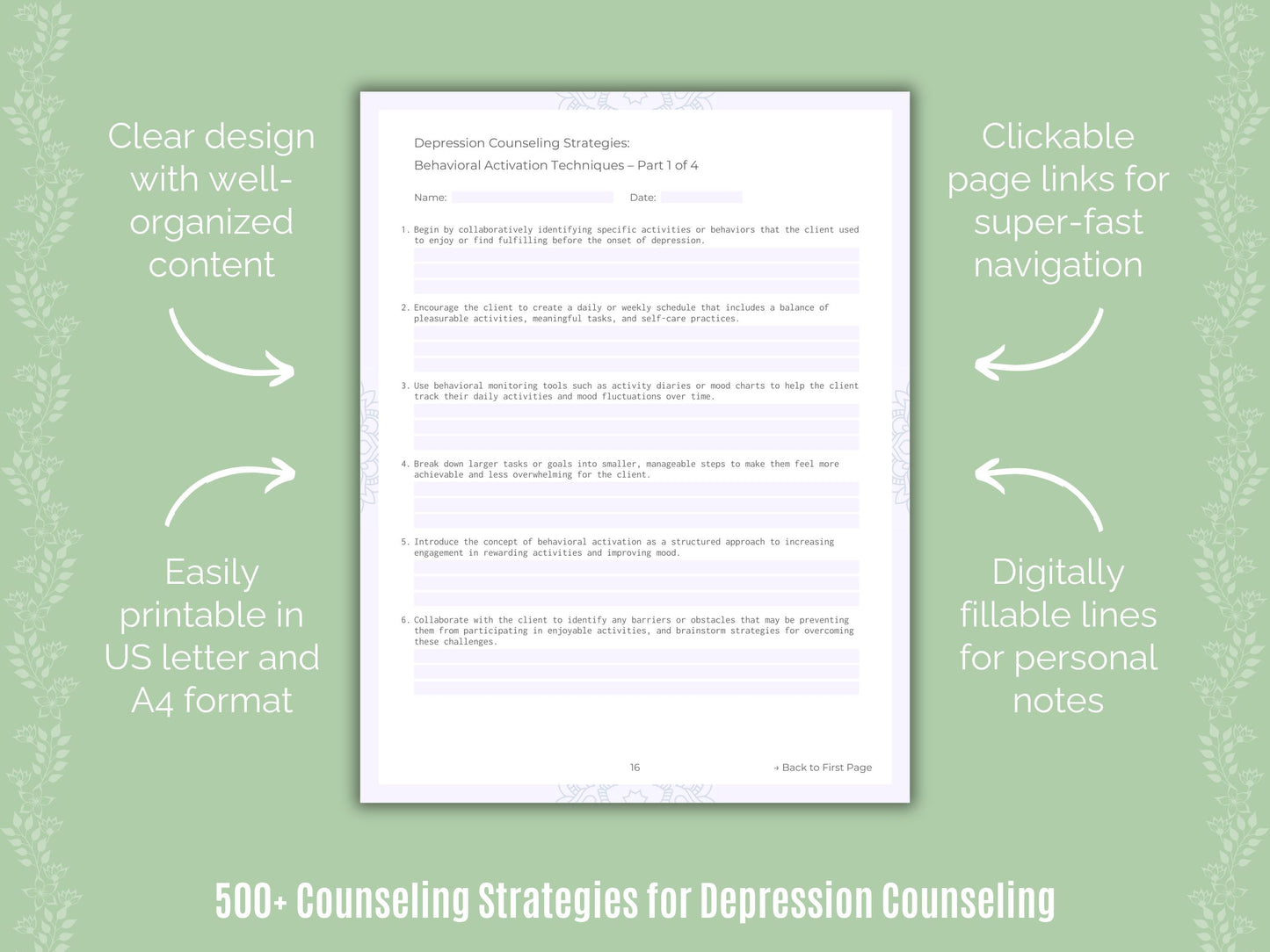 Depression Counseling Resource