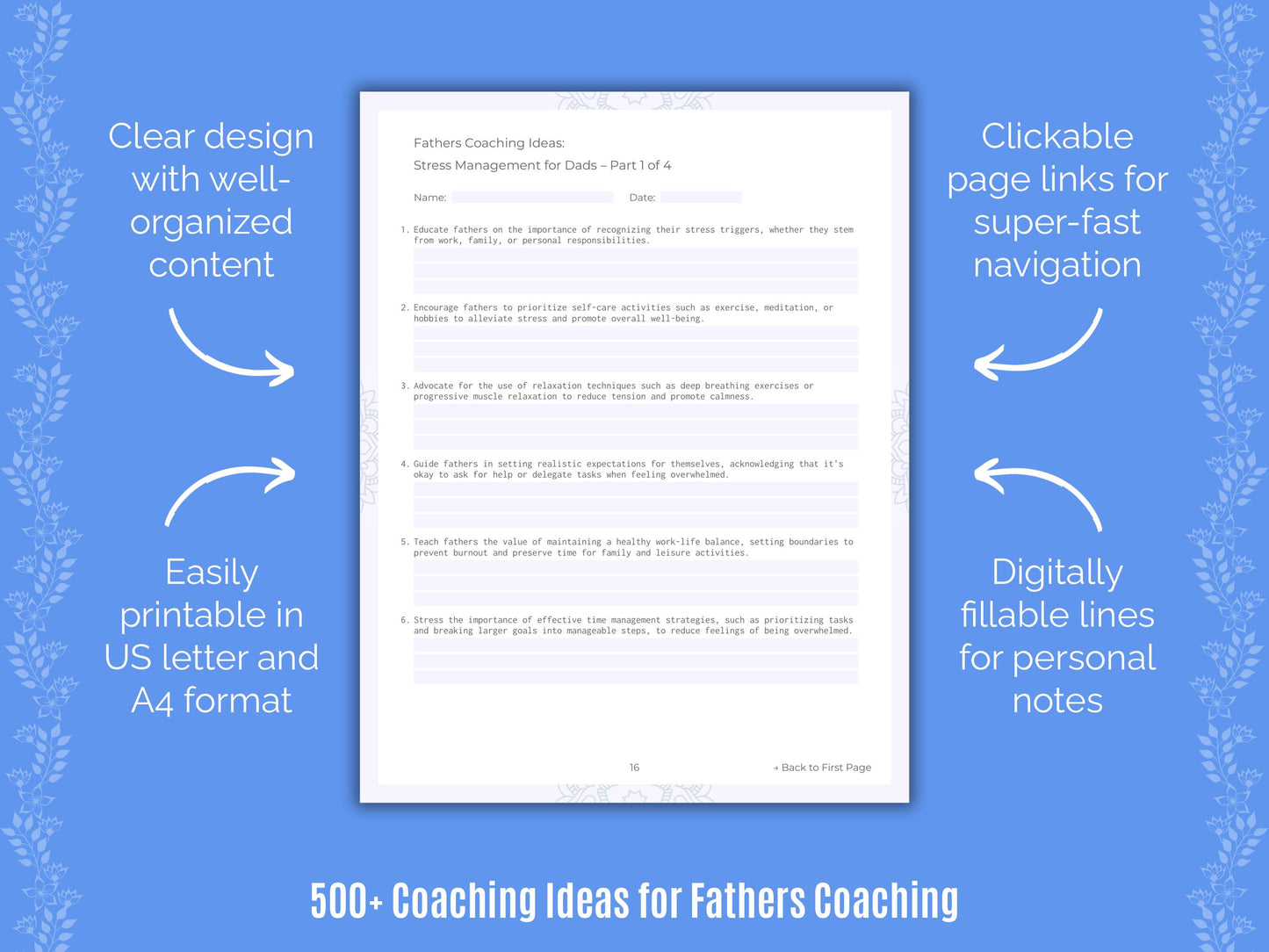 Fathers Coaching Ideas Resource