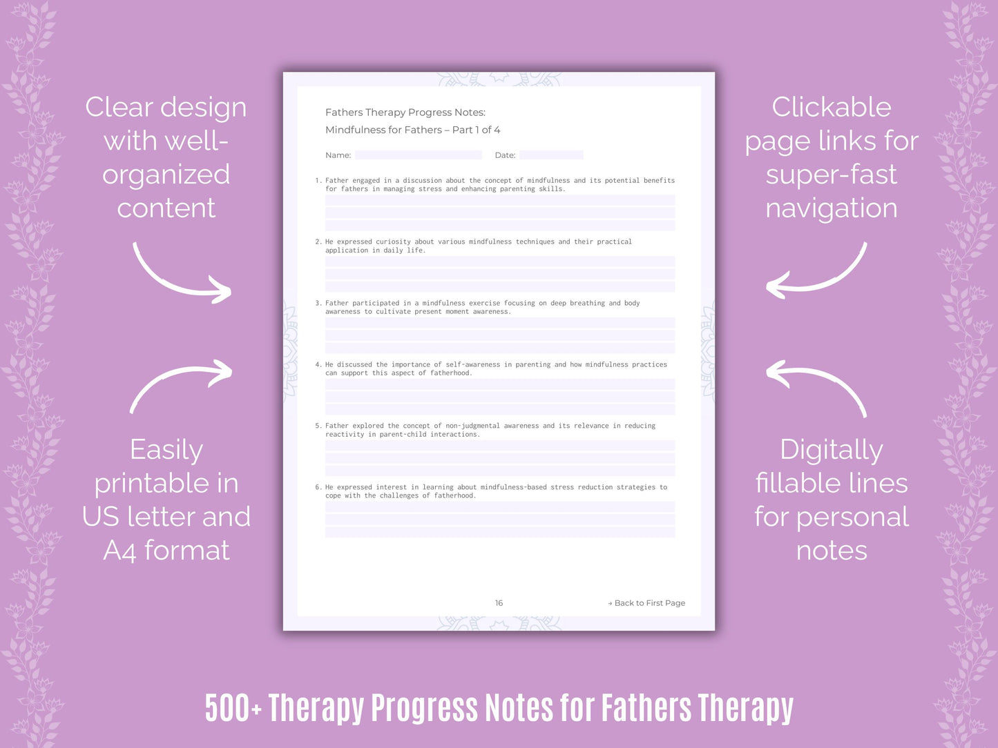 Therapy Worksheets