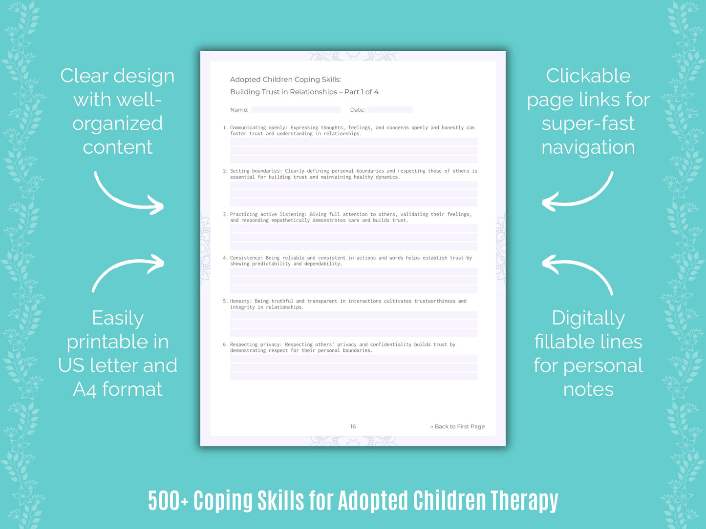 Adopted Children Therapy Resource