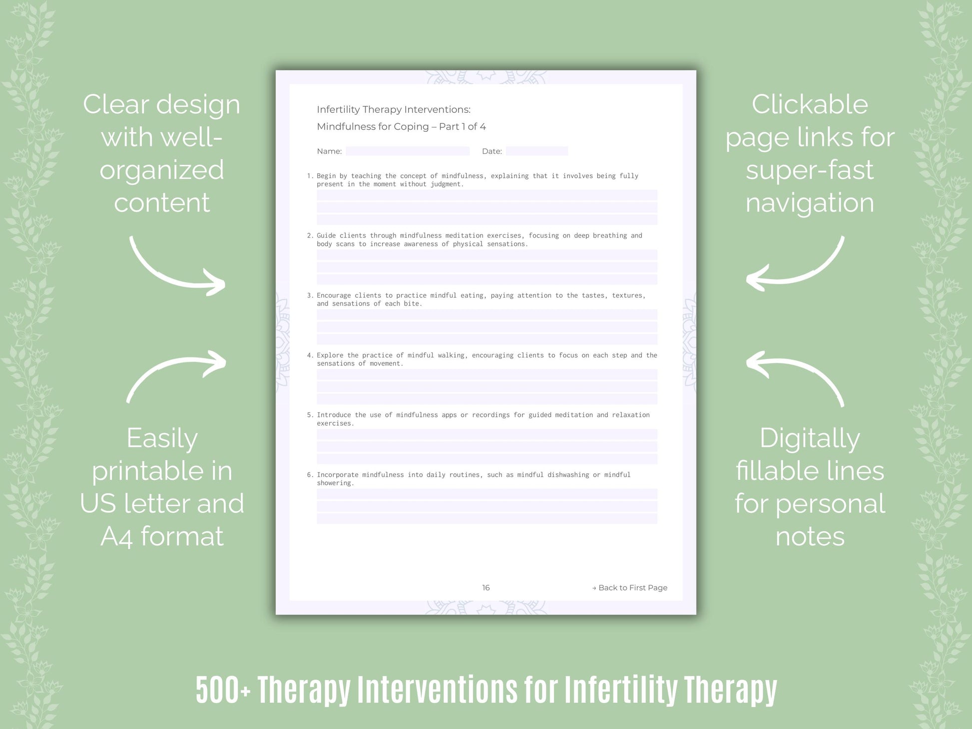 Infertility Therapy Interventions Resource