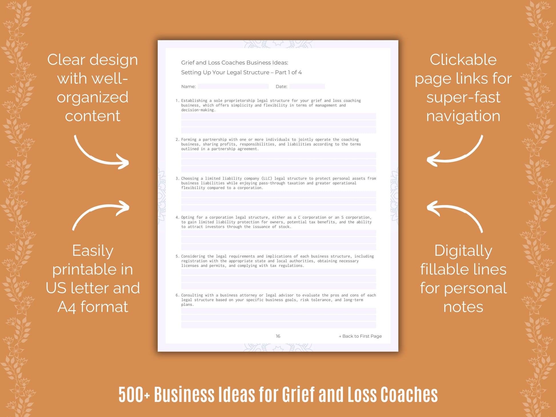 Grief and Loss Coaches Business Ideas Resource
