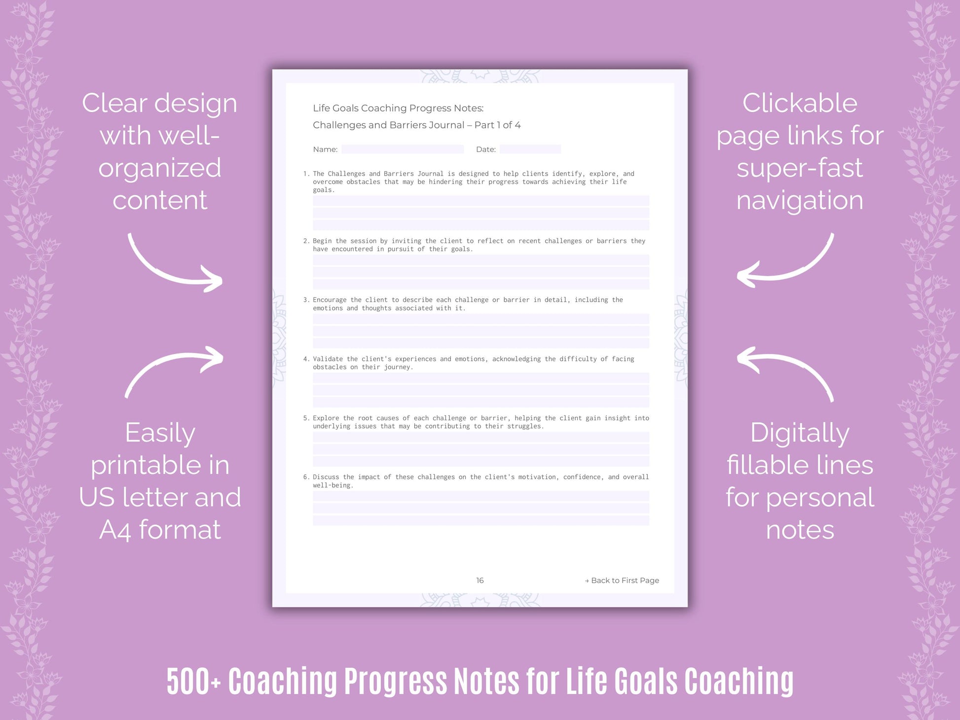 Coaching Worksheets
