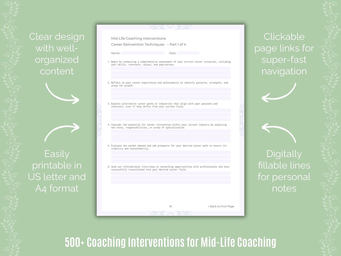 Mid-Life Coaching Interventions