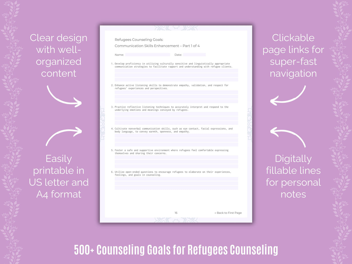 Refugees Counseling Resource
