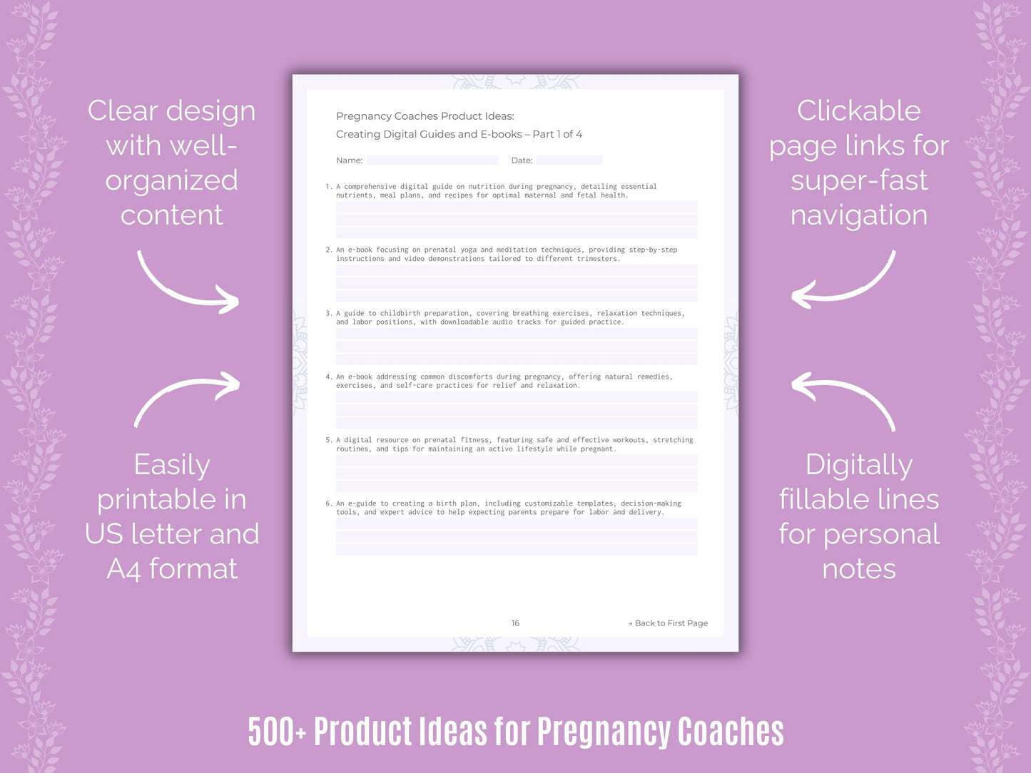 Pregnancy Coaches Business Resource