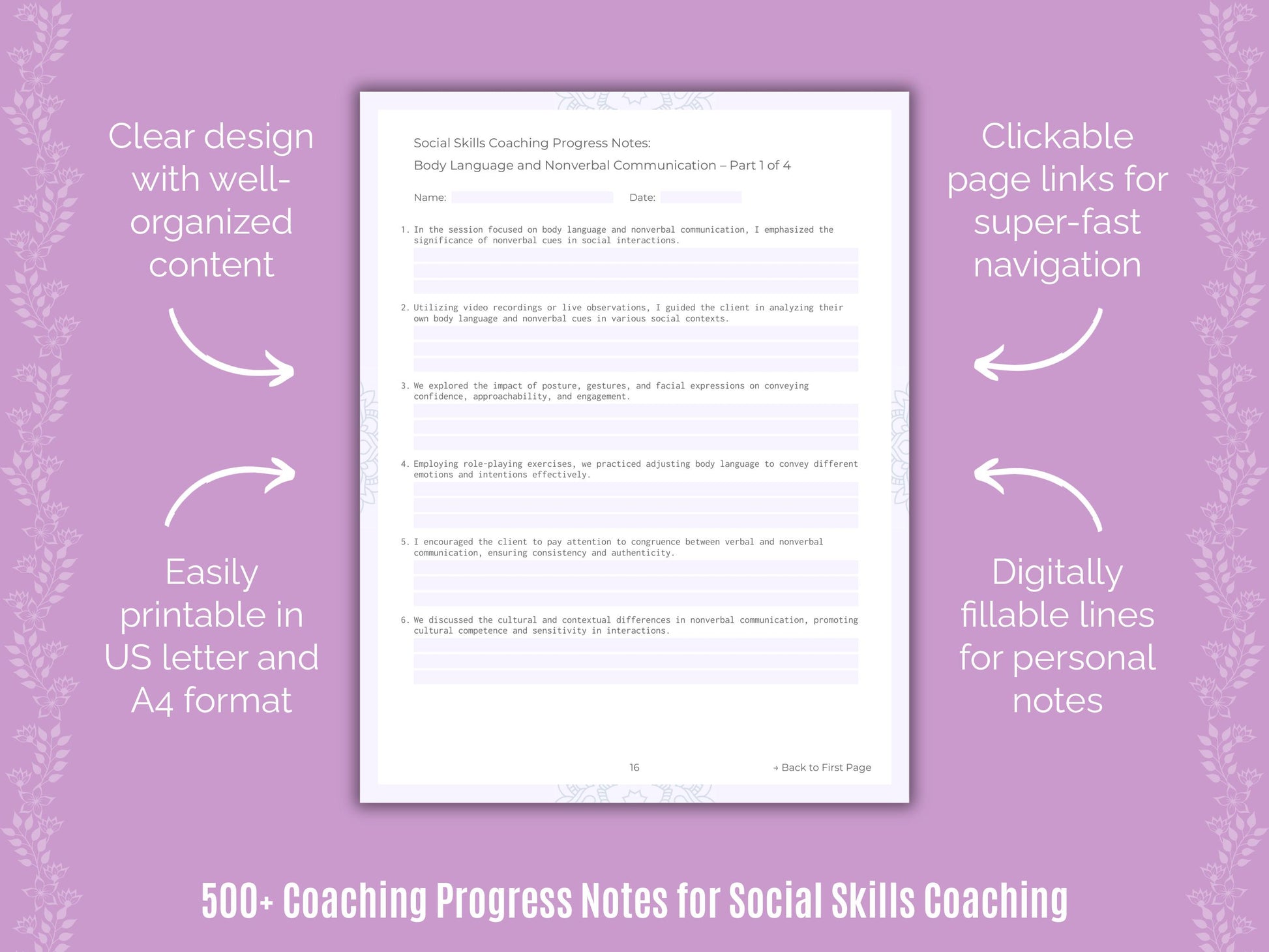 Social Skills Coaching Workbook