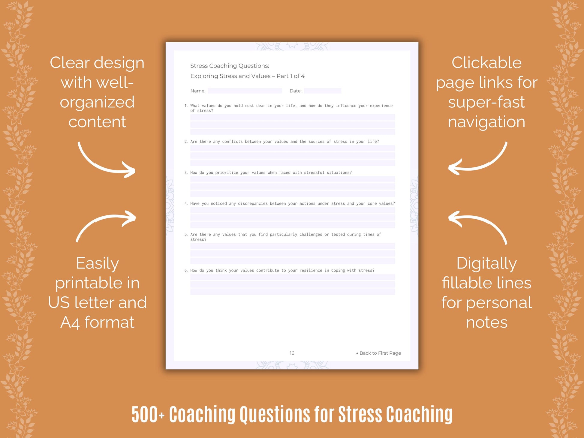 Stress Coaching Questions