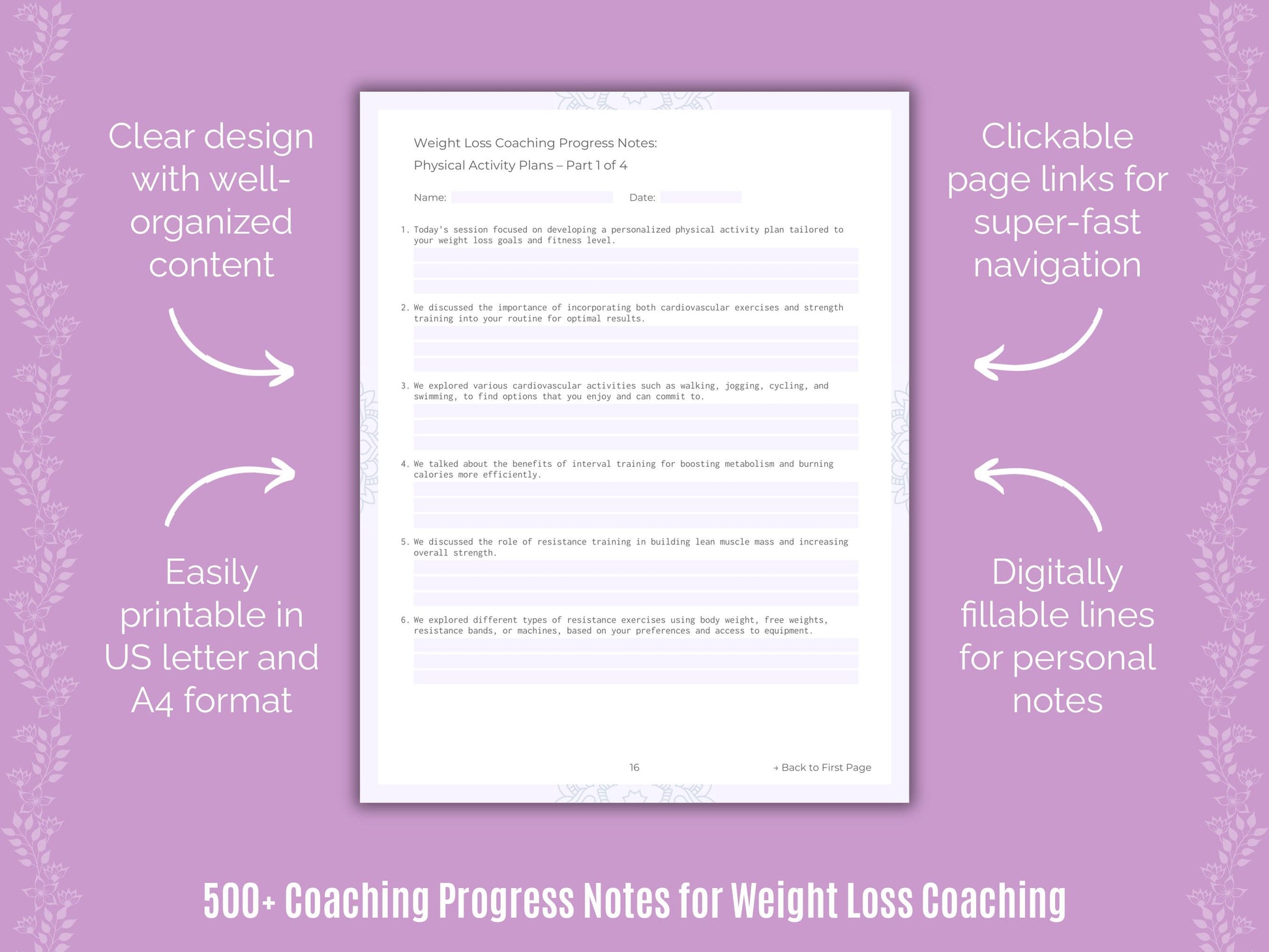 Weight Loss Coaching Resource