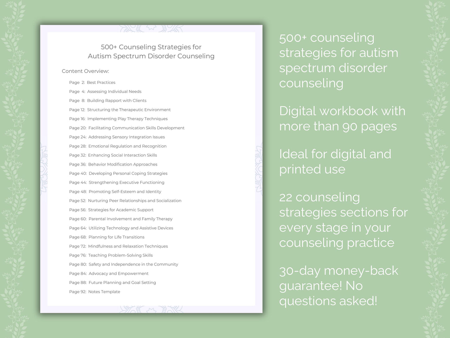 Autism Spectrum Disorder Counseling