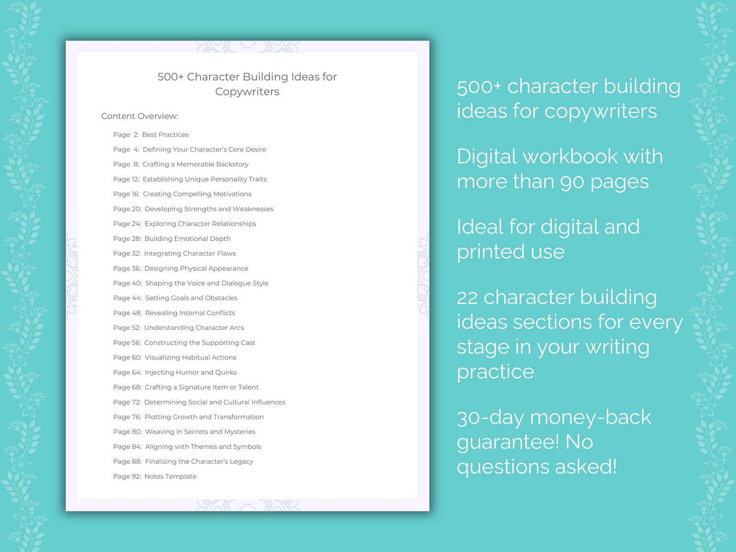 Copywriters Character Building Ideas