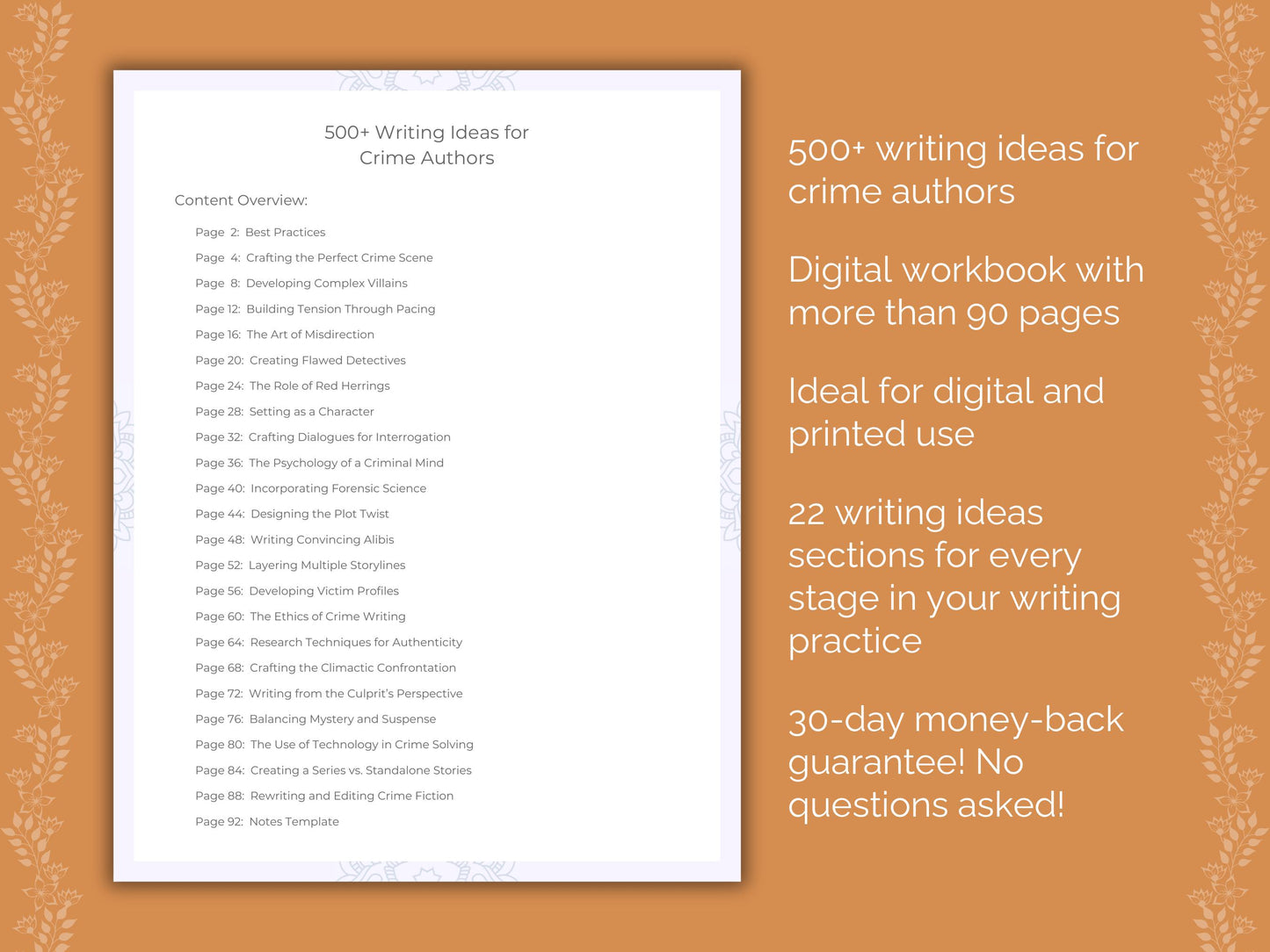 Crime Authors Writing