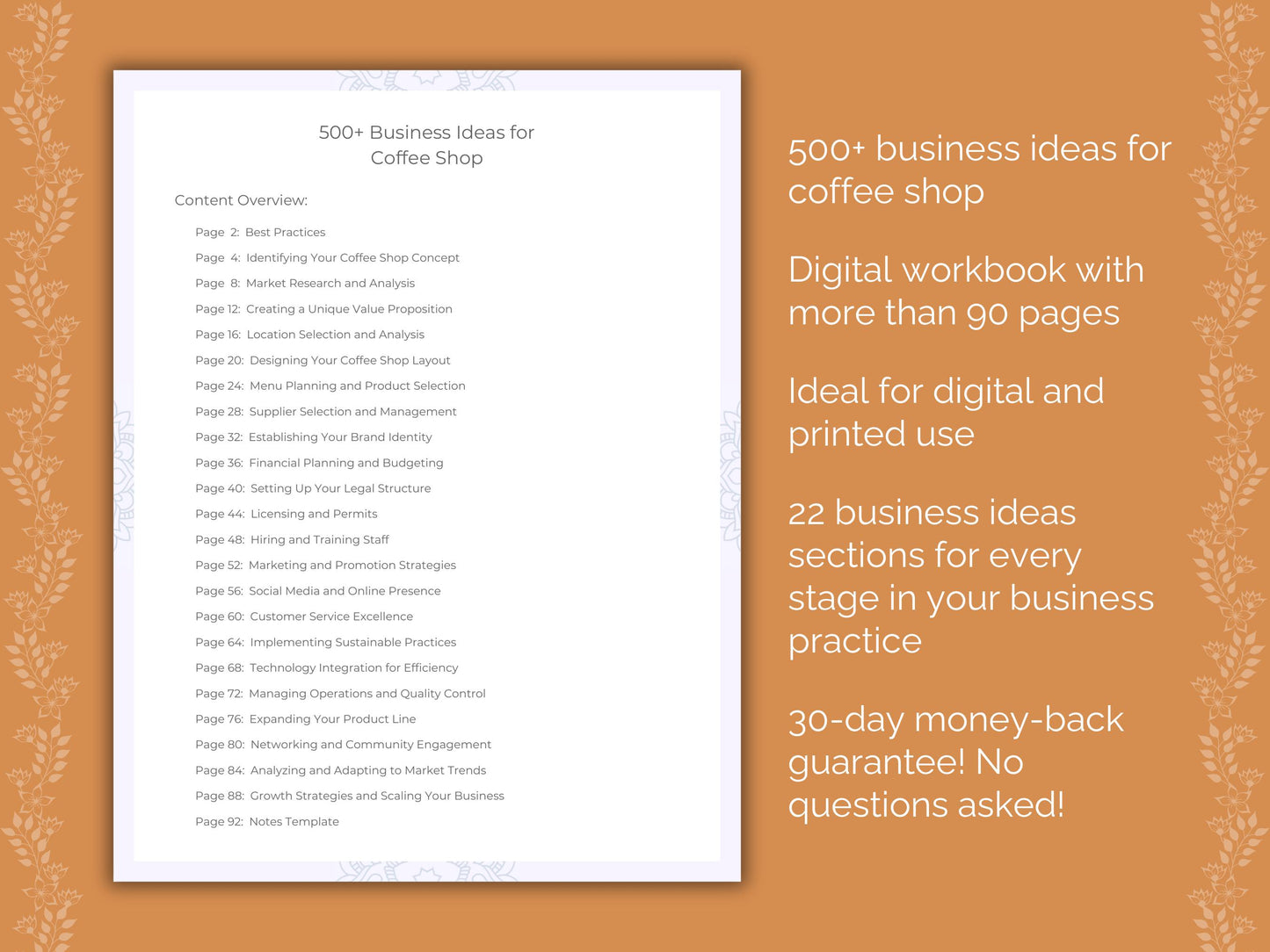 Coffee Shop Business Resource