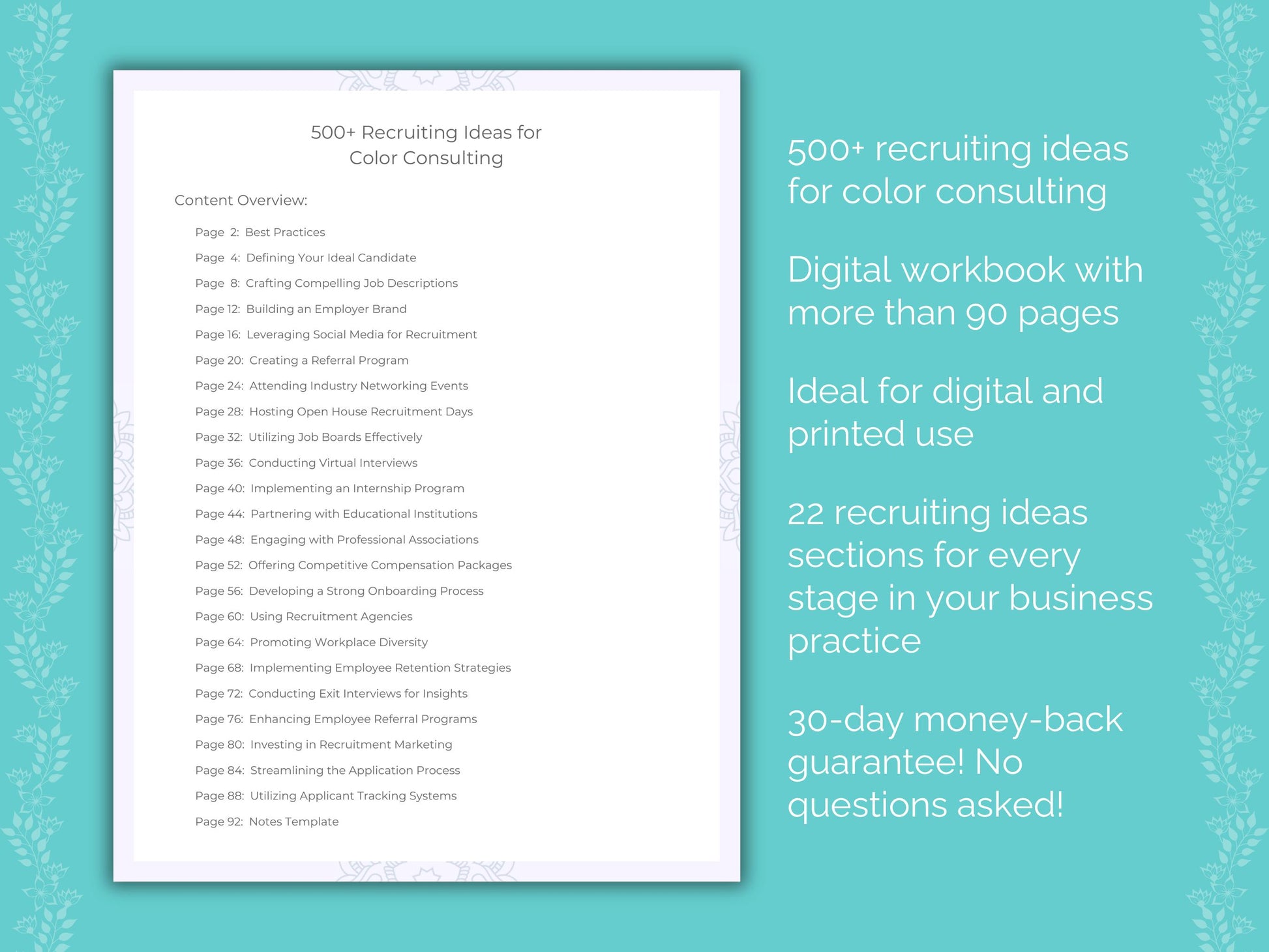 Color Consulting Business Workbook