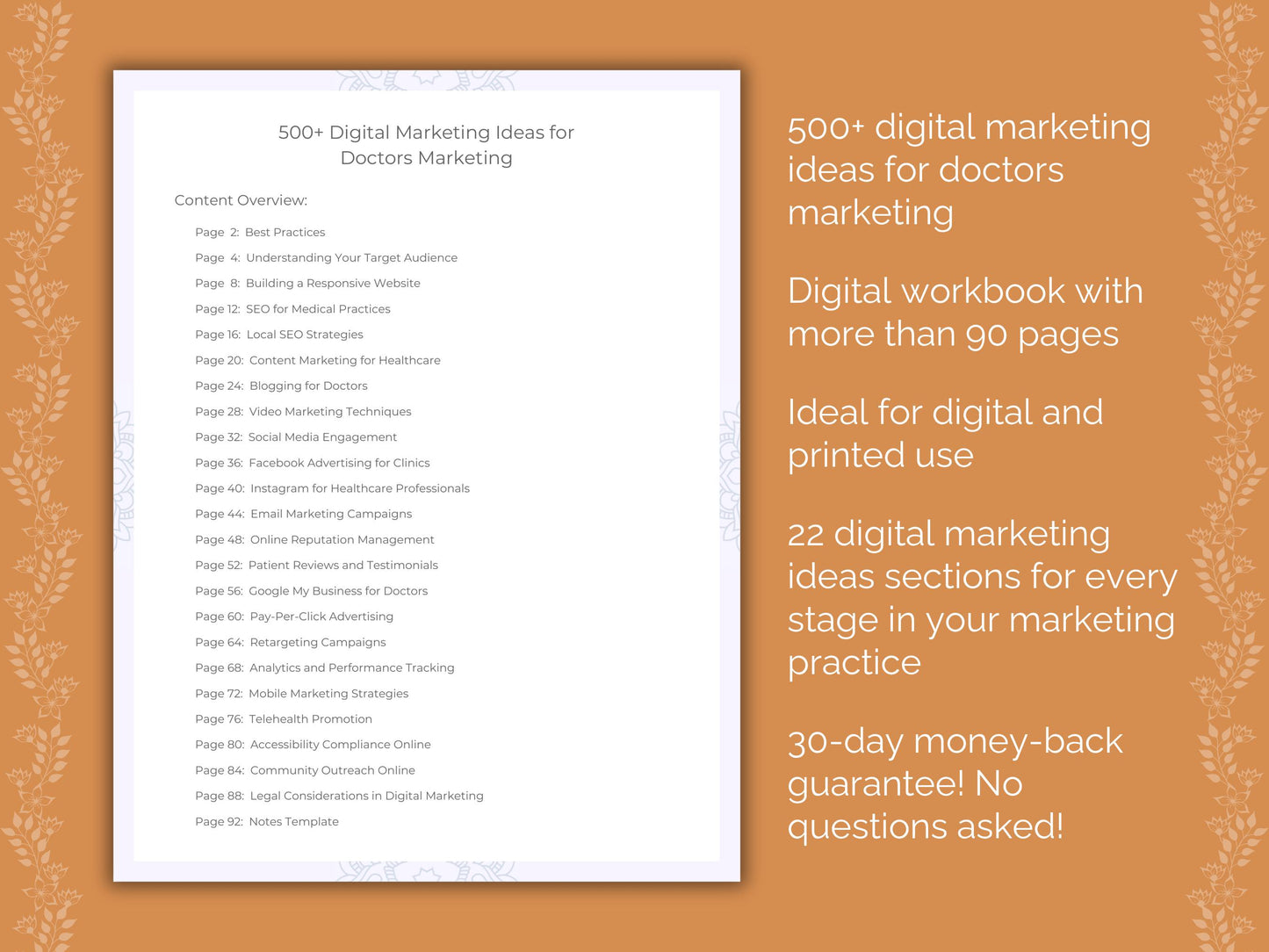 Doctors Marketing Workbook