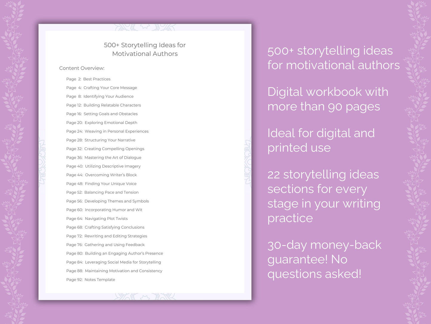 Motivational Authors Writing Resource