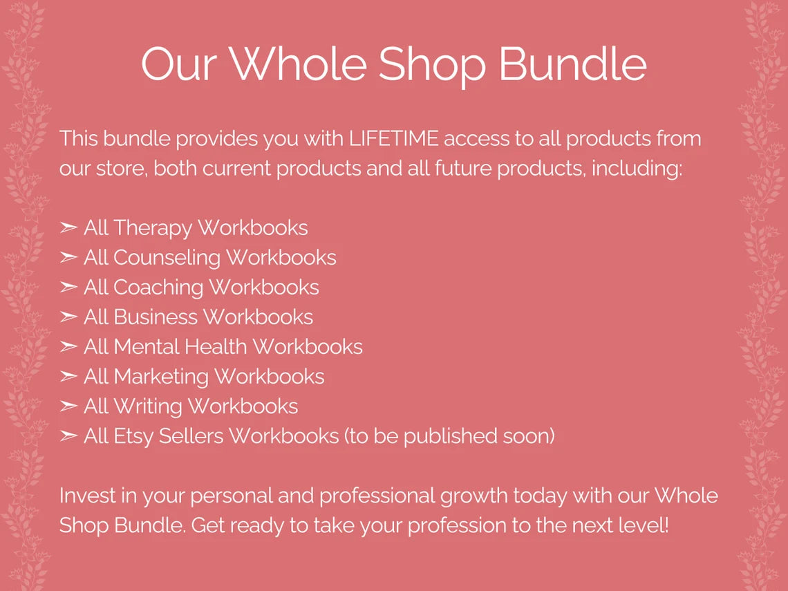 WHOLE SHOP BUNDLE – All Our Products Forever In One Purchase