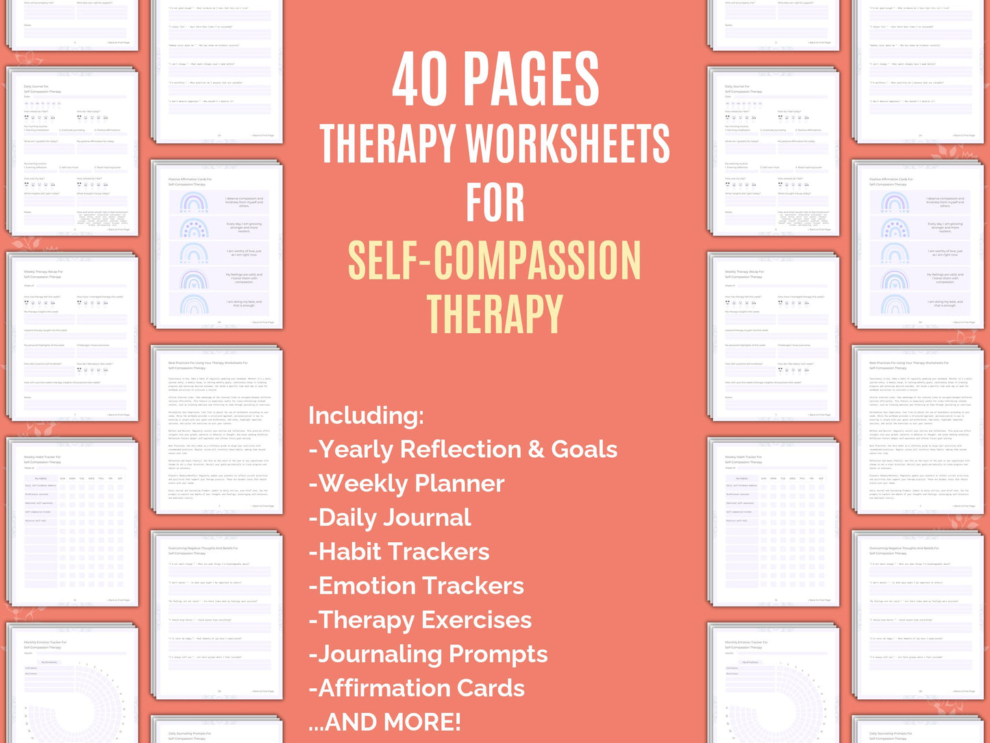 Notes, Counseling, Cheat Sheet, Planners, Workbooks, Templates, Self-Compassion Therapy, Tools, Resources, Therapy, Journals, Goal Setting, Journaling