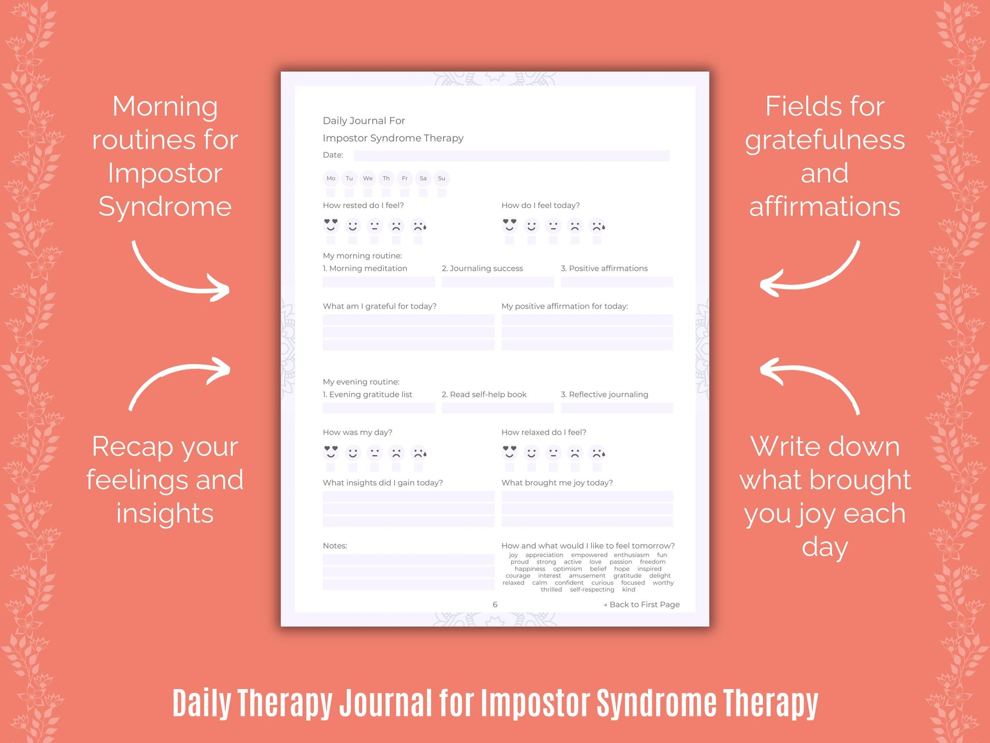 Workbooks, Therapy, Resources, Templates, Planners, Notes, Tools, Journals, Goal Setting, Cheat Sheet, Impostor Syndrome Therapy, Counseling, Journaling