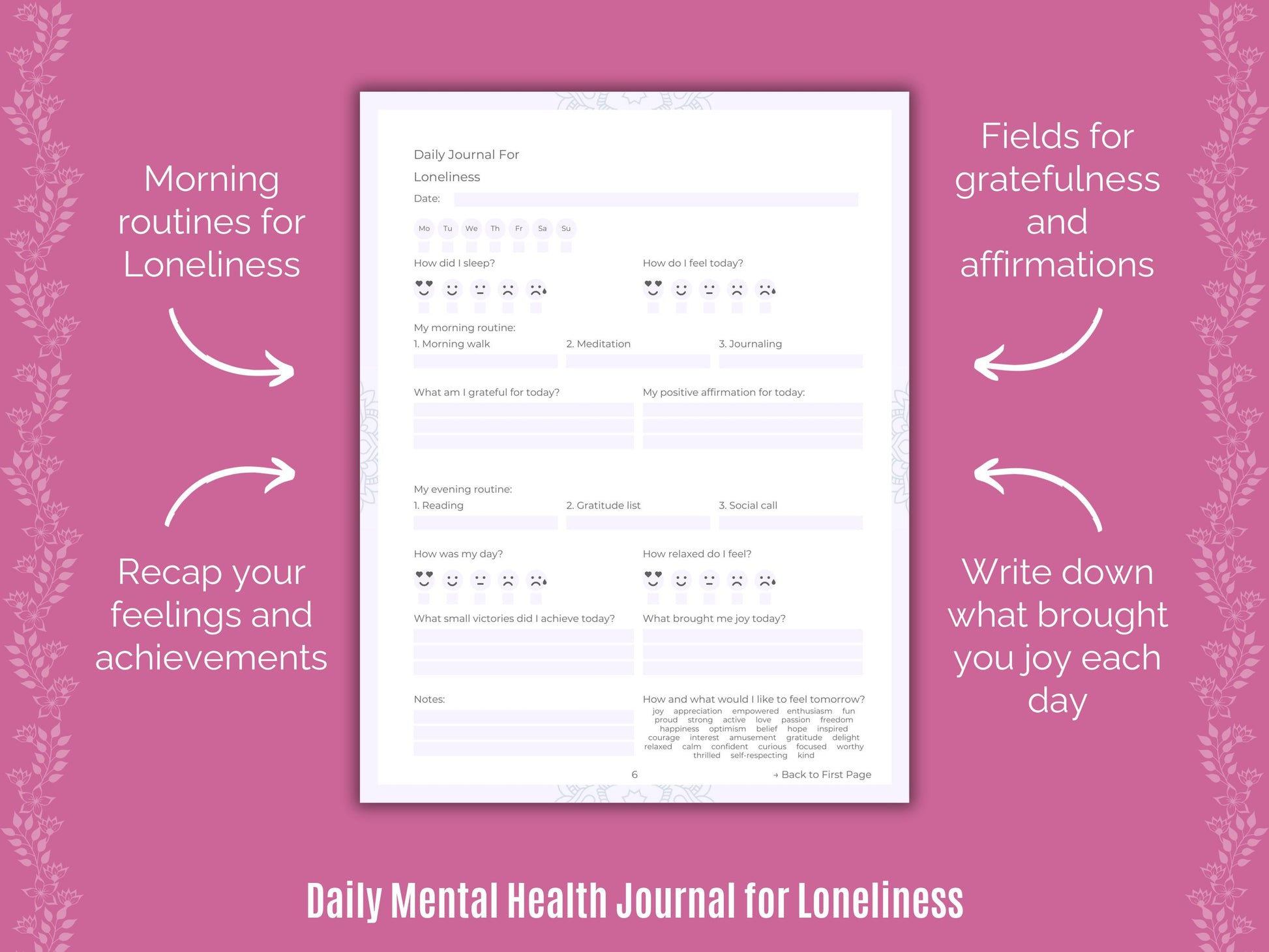 Goal Setting, Loneliness Workbooks, Journaling, Counseling, Loneliness Journals, Loneliness Templates, Cheat Sheet, Loneliness Tools, Loneliness Mental Health, Loneliness Notes, Loneliness Therapy, Loneliness Planners, Loneliness Resources