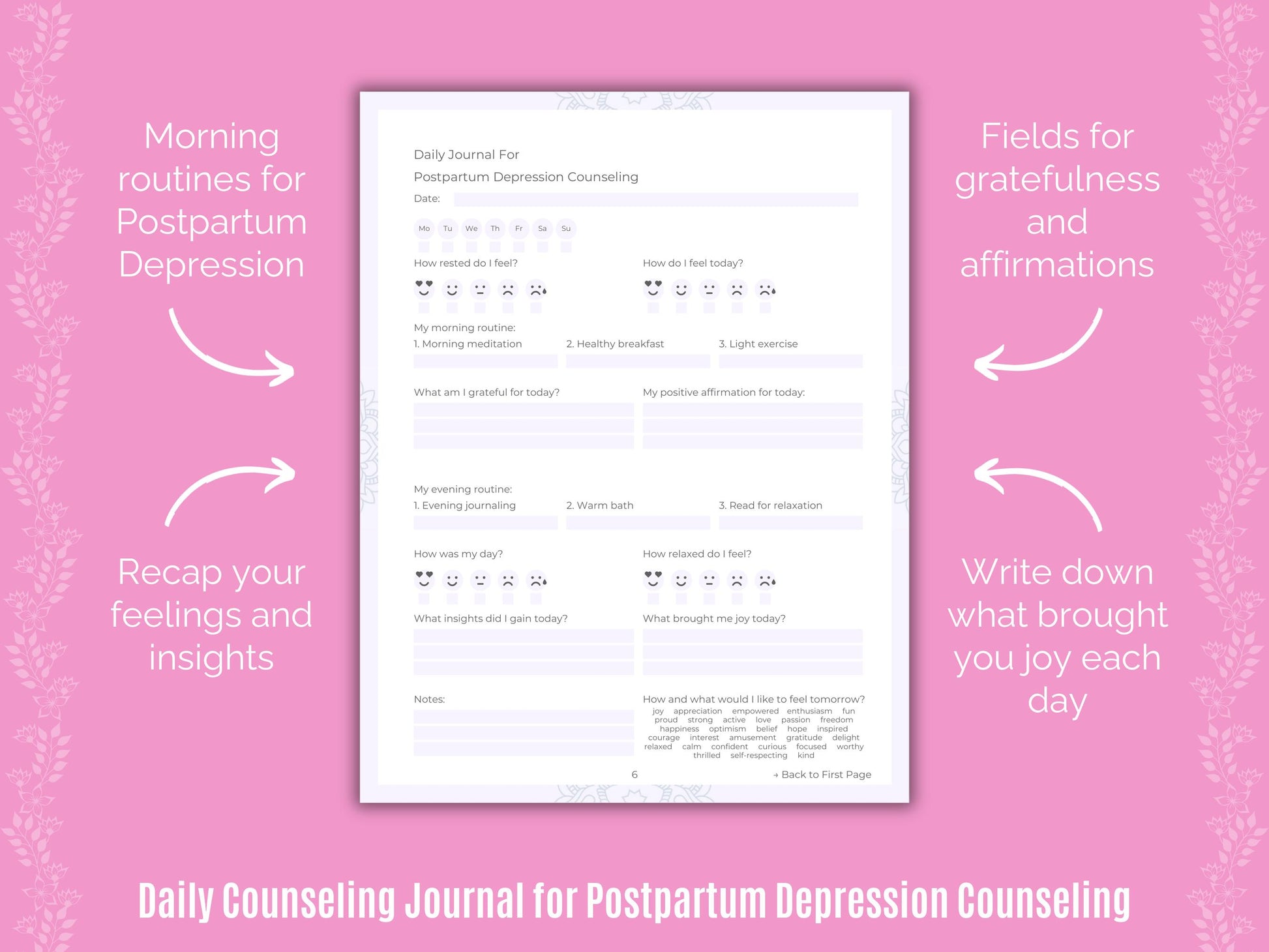 Postpartum Depression Counseling Tracker